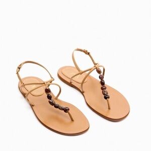 Zara Beaded Sandals